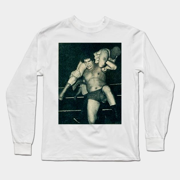 strong andre Long Sleeve T-Shirt by bekobe